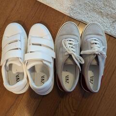 【2足セット】ザラ ZARA メンズスニーカー の画像