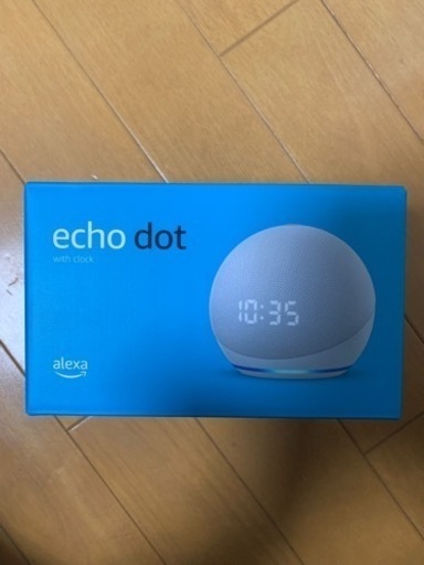 お取り引き中【新品】Amazon echo dot 時計付