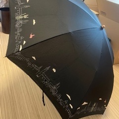 ジブリ　ジジ　折りたたみ日傘(晴雨兼用)の画像