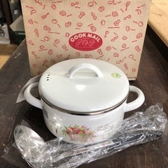 未使用品　象印　クックメイル　両手鍋　FRZ-18   ホワイト...