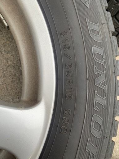 スタッドレスタイヤ　215/65R16 アルミホイール付き アルファード、MPV、エルグランド 、ティアナ等