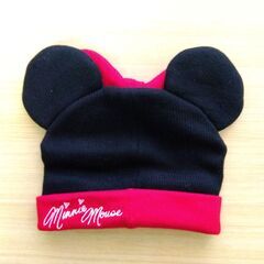 【未着用】ミニーマウスニットキャップの画像