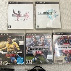 PS3+ソフト5枚の画像