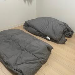 羽毛布団セミダブル、布団カバー