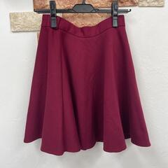 ソリデル フレアスカート ボルドー Mサイズ 500円