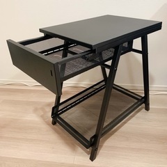 IKEA TROTTEN トロッテン サイドテーブル ブラックの画像