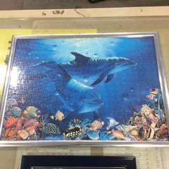 △額縁入パズルLASSEN   2点セットの画像