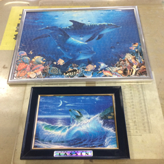 △額縁入パズルLASSEN   2点セットの画像