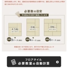 未使用　フローリング材8畳分の画像