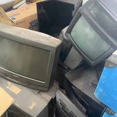 処分品☆ブラウン管TV☆無料で差し上げます。ジャンク品