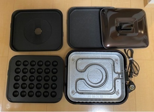 【中古】タイガー　ホットプレート　たこ焼き可能