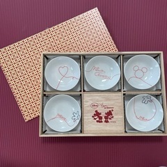 ミッキー＆ミニー　小皿5点セットの画像