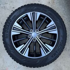 ★超美品　225/55R18 三菱純正アルミホイール　スタッドレ...