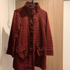 赤　レディースコート