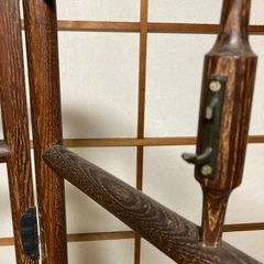 木製和風ハンガーラック　折りたたみ式の画像