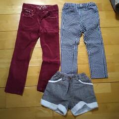 １１０・１２０　女の子の洋服・靴下セット　の画像