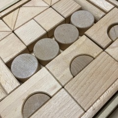 日本製　無塗装つみき　30ピースの画像