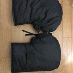 バイク、自転車などのハンドルカバー　黒　未使用未着品商品の画像