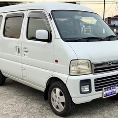 【支払総額16.8万円】車検令和6年9月 スクラムワゴン(エブリィワゴン)4WD ターボ 即日納車可能！機関良好 内外装良好 パワスラ 修復歴無し♪の画像