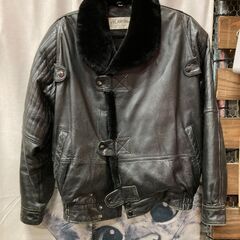 レトロ‼　カッコかわいい‼　柔らかな手さわり　古着‼　羊革ジャン！　
