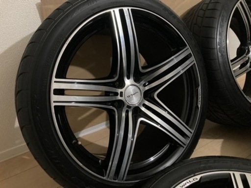 WALD ヴァルドマホラ20インチPCD120 レクサスLS ベンツBMW他4本セット
