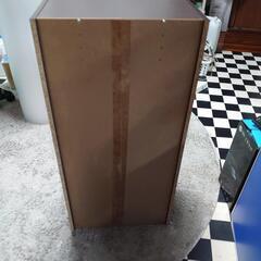 【リサイクルサービス八光　田上店】ダークブラウン　引き出し付カラーBOXの画像