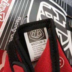 【新品】Troy Lee レーシンググローブ【赤】の画像