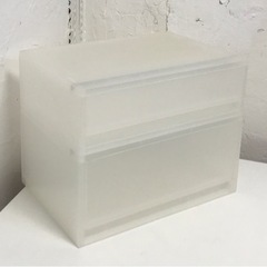 無印良品　ポリプロピレンケース引き出し2個セット