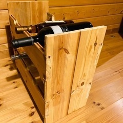 ワインラックDIY品の画像