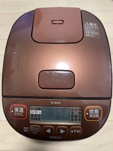 象印 炊飯器 2019年製3合 マイコン炊飯 ブラウン