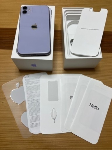【美品】iPhone 11  128GB パープル SIMフリー