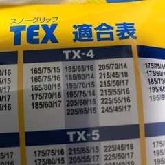 スノーグリップテックス　布製タイヤチェーンの画像