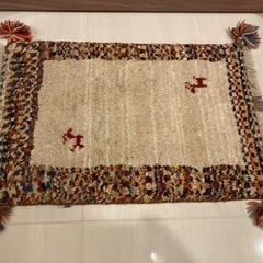 IDEEイデーで購入　玄関マット　ラグ　1点物の画像