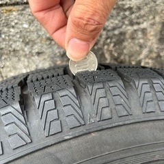 ※受付停止※スタッドレスタイヤ　185/70R14 ホイール付きの画像