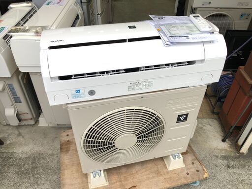 【動作保証あり】SHARP シャープ 2021年 2.2kw 6畳用 ルームエアコン AY-N22N プラズマクラスター【管理KR331】
