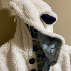 Ampersand もこもこおくるみ？ポンチョ？の画像