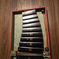   折り畳み式 木琴　アンティーク　昭和レトロ　楽器の画像