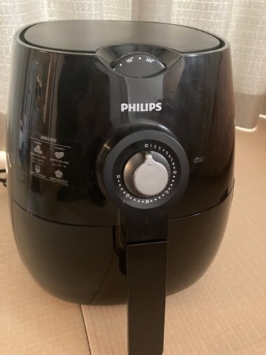 フィリップス PHILIPS ノンフライヤー　HD9220 黒 取扱説明書・レシピ付き