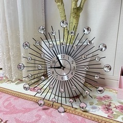 北欧風掛け時計 キラキラ