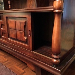 木製　サイドボードの画像