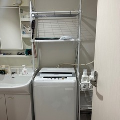 洗濯機上収納ラグ