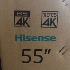 Hisense 55型 4K テレビの画像