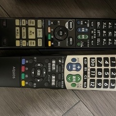 【セット価格】AQUOSテレビ・ハードディスクレコーダー(コード類付)の画像