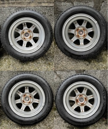 スタッドレスタイヤ アルミ付４本　VRX2 155/65 R13