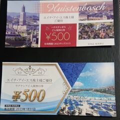 ハウステンボス、ラグナシア入場割引券
