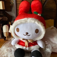 大きなうさぎのぬいぐるみ(クリスマスver.)