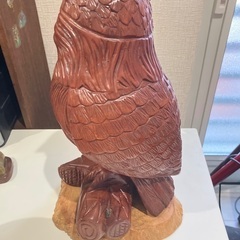 木彫　フクロウの画像