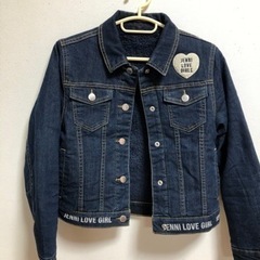 JENNIデニムジャンパー150㎝の画像