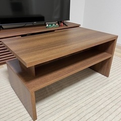 木製ローテーブル