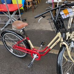 リサイクルショップどりーむ荒田店No.495　自転車　26インチ！　LEDライト付き！